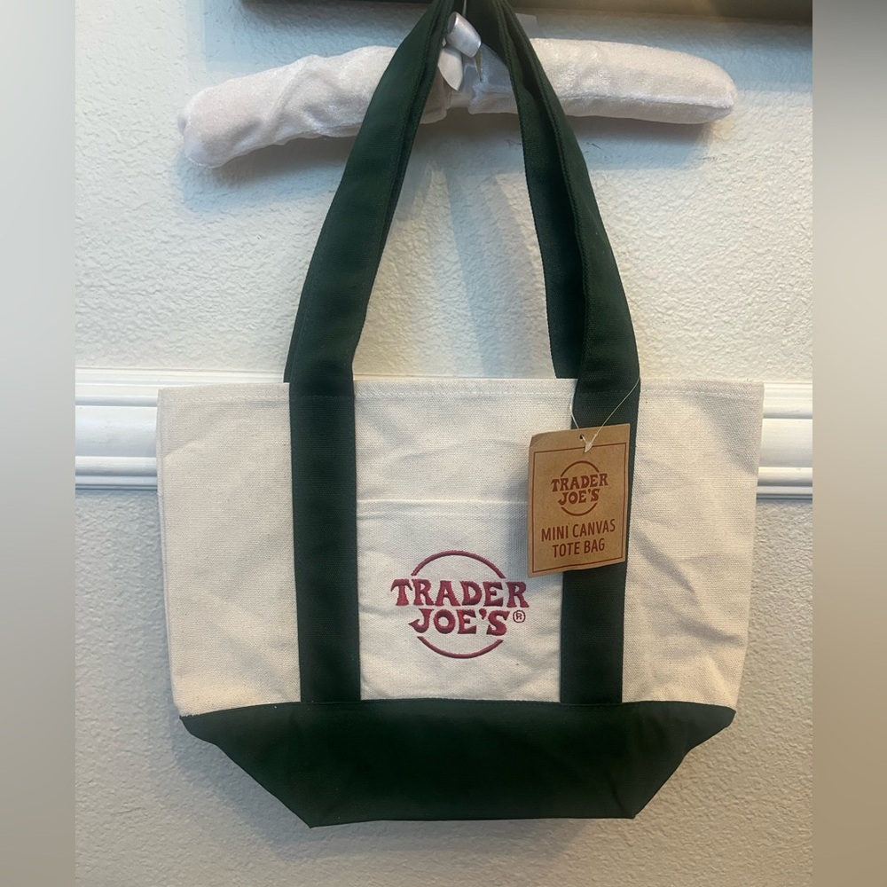 Trader Joe’s Green Mini Canvas Tote
